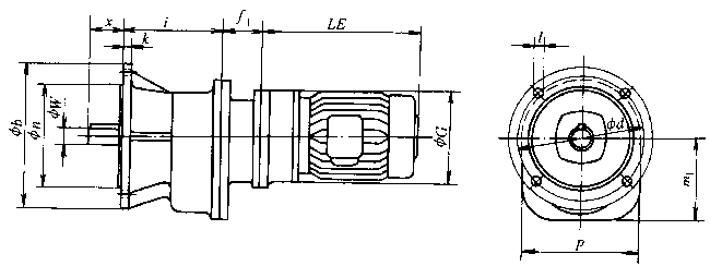 U系列齒輪減速三相異步電動(dòng)機(jī)