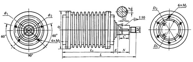 YGYϵ������ʽ�LͲ�����ஐ��늄�(d��ng)�C(j��)���γߴ�