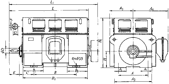Y��YRϵ���������ஐ��늄әC���μ����b�ߴ磨660V��